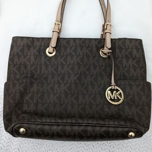Michael Kors Leather Signature MK Bag Purse